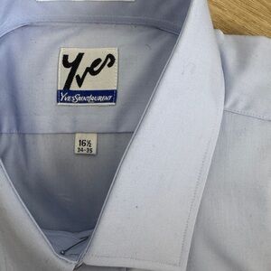 Yves Saint Laurent Men's Sky Blue Dress Shirt